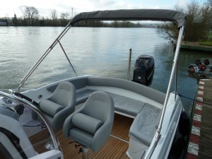 Le Bimini soleil Inox NV avec pieds arrière