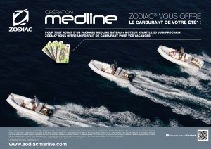 Offres spéciales "carburant offert" sur la gamme Zodiac MEDLINE